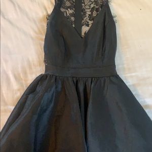 Solid black Windsor dress